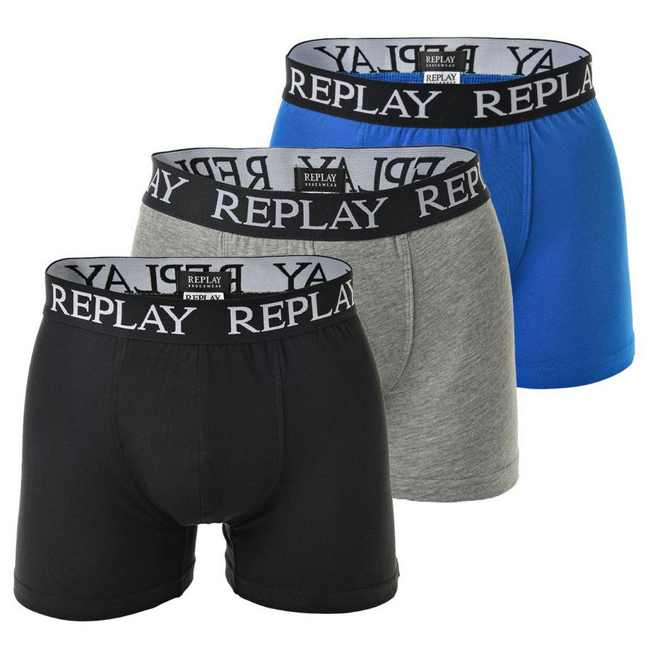 REPLAY Boxer 3 Pack Conforme à la silhouette  