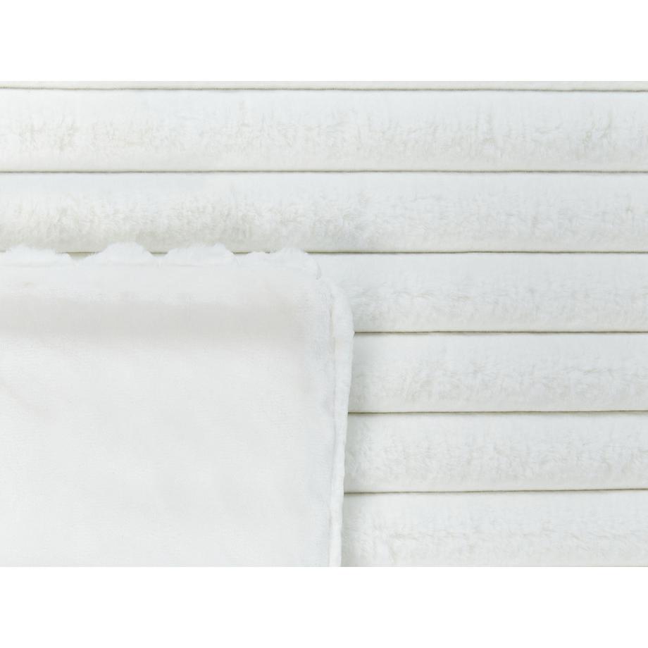 Beliani Rakya Copriletto Moderno in Pelliccia Sintetica  