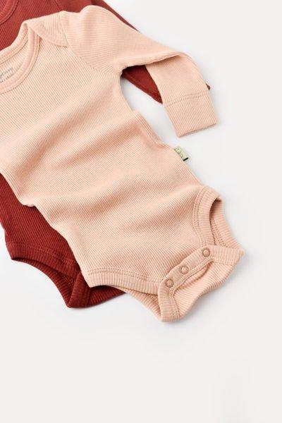 BabyCosy Organic  Body, manches longues, 2 Pack 