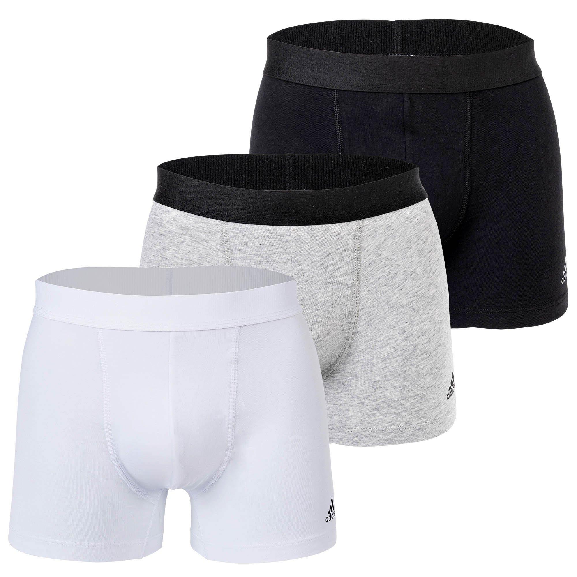 Image of adidas Boxershort 3er Pack Stretch Herren Schwarz Leicht XL