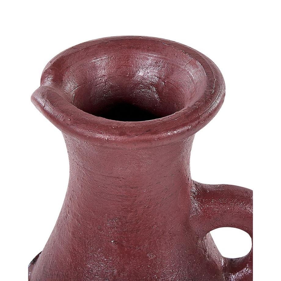 Beliani Vase décoratif en Terre cuite Rétro VELIA  