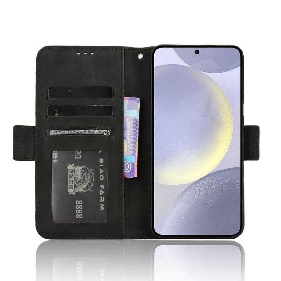 Cover-Discount  Galaxy S25 - Etui viele Kartenfächer 