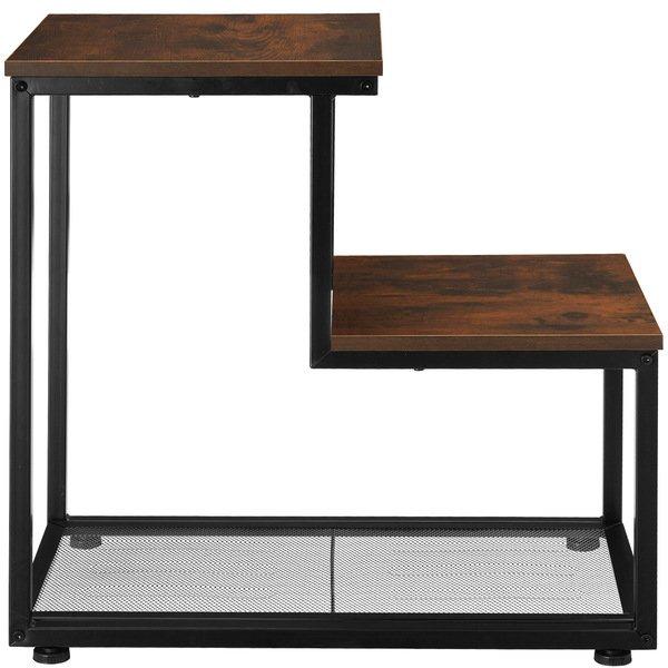 Tectake Table d’appoint HALIFAX 60,5x35,5x60,5cm  