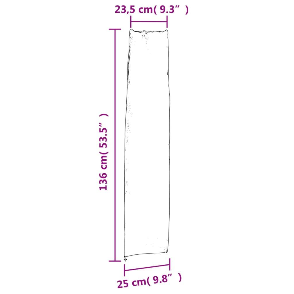 VidaXL copertura per ombrellone da giardino Tessuto  