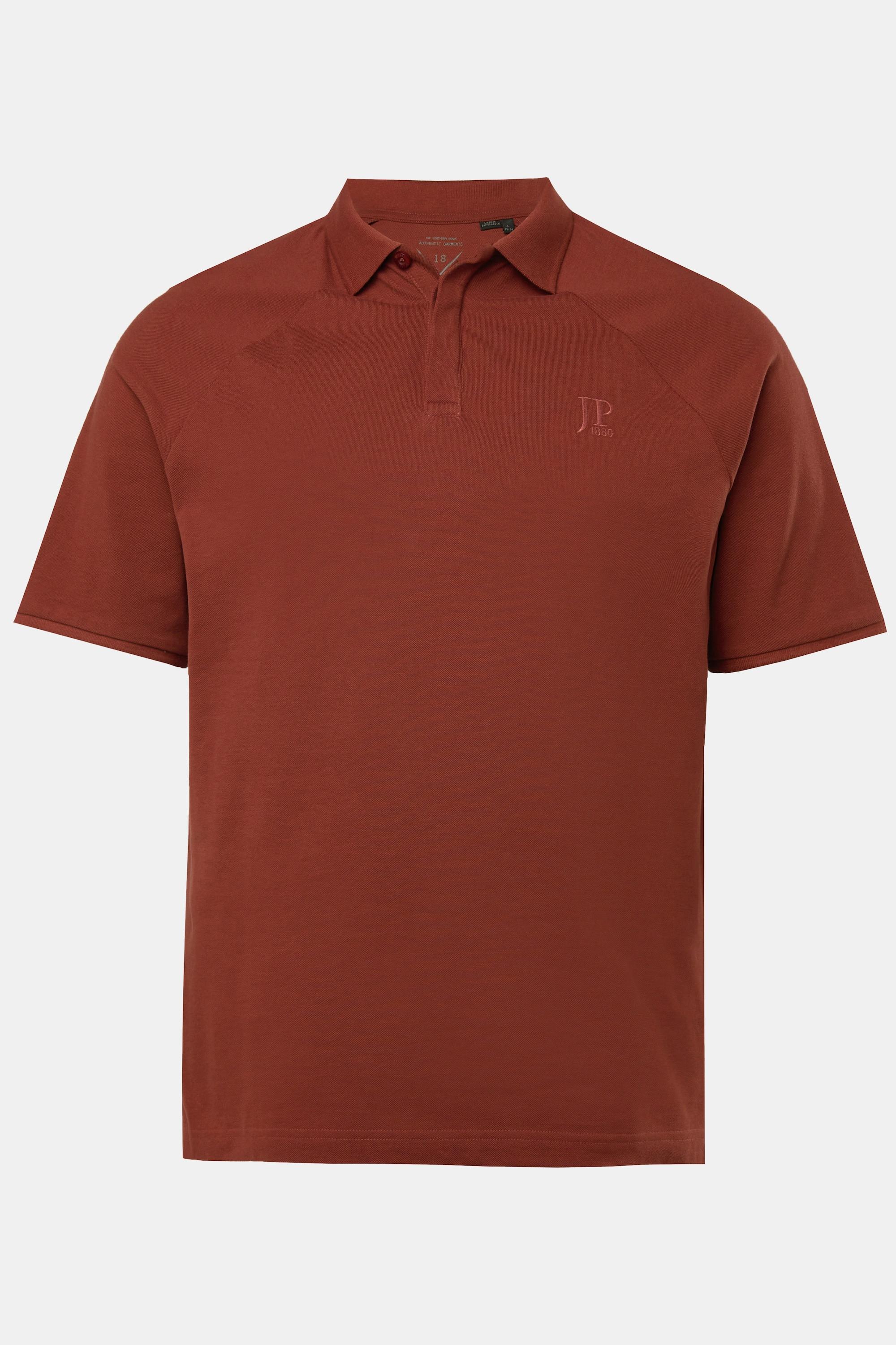 JP1880  Maglia polo leggera con mezze maniche raglan, fino alla tg. 8XL 