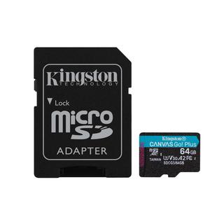 Kingston  Canvas Go Plus (microSDXC, 64 GB, U3, UHS-I) 