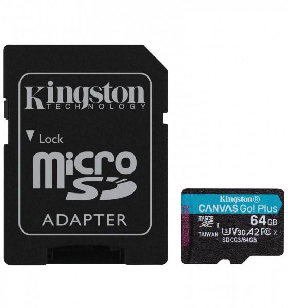 Image of Canvas Go Plus (microSDXC, 64 GB, U3, UHS-I)
