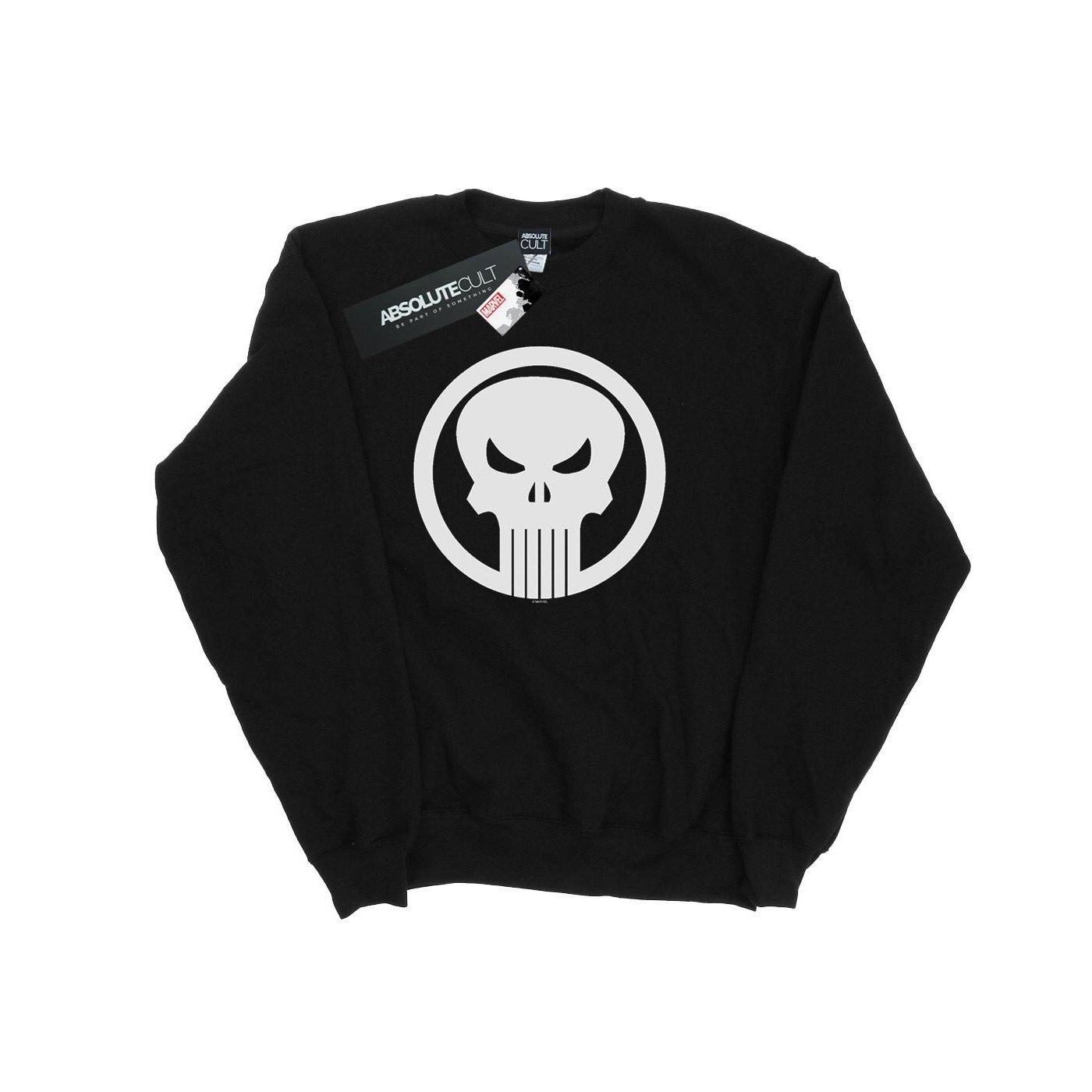 Image of The Punisher Skull Circle Sweatshirt Unisex Schwarz 128
