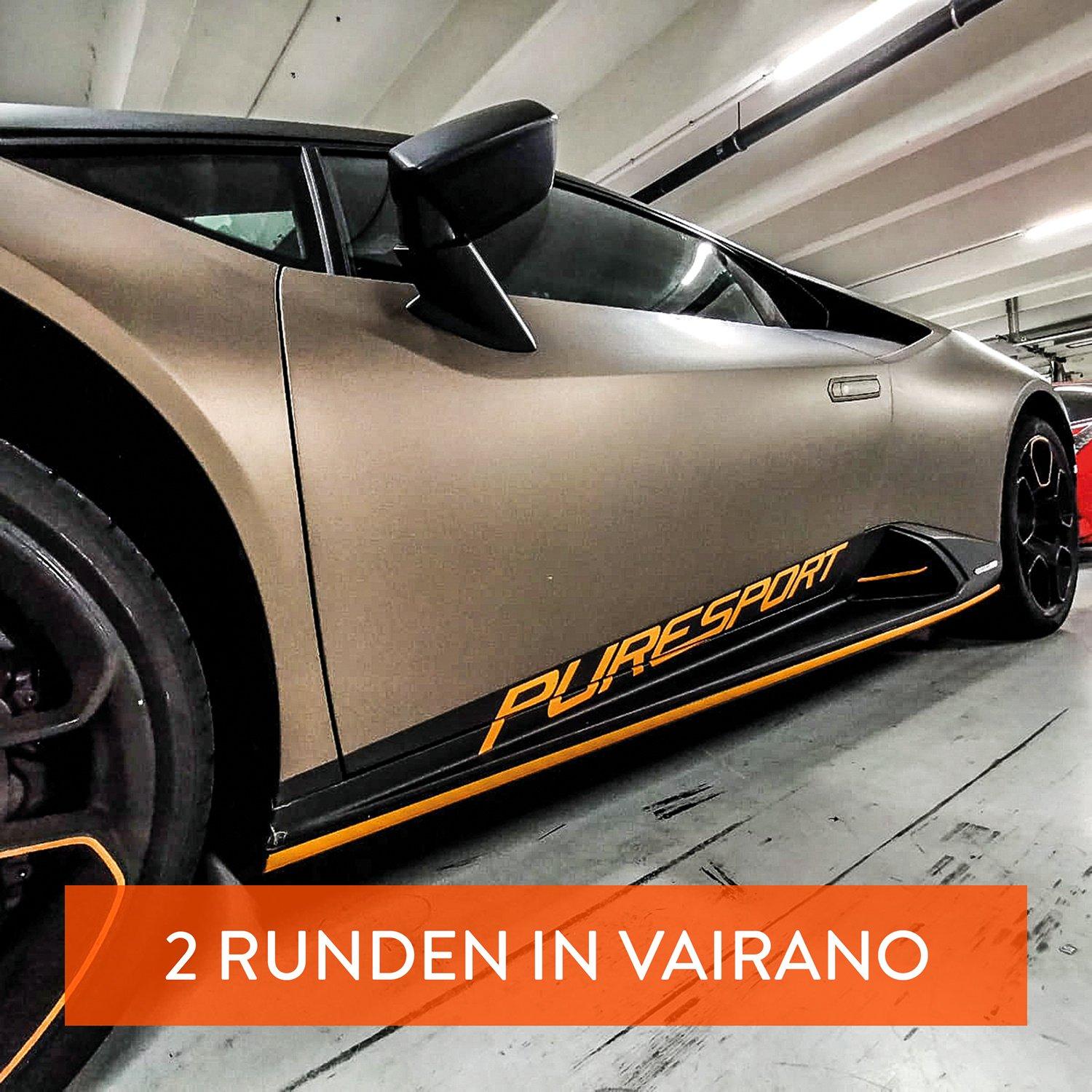 Image of Am Steuer Eines Lamborghini Huracán Evo: 2 Runden Mit Vollgas Auf Dem Vairano Circuit - Geschenkbox Unisex