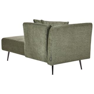 Beliani Chaise longue côté droit en Polyester Moderne RIOM  