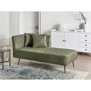 Beliani Chaise longue côté droit en Polyester Moderne RIOM  