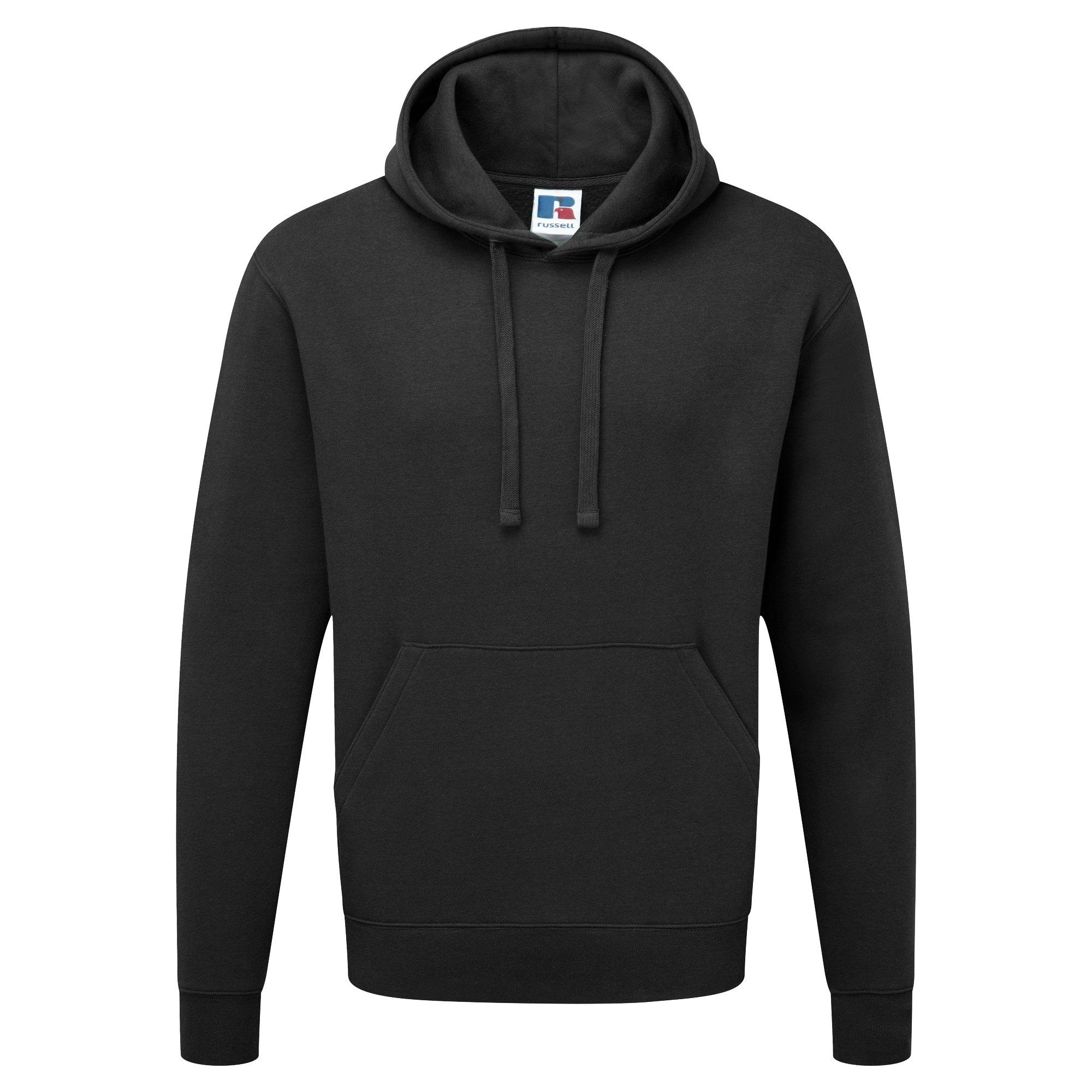 Image of Authentisches T-shirt Hoodie Herren Schwarz 4XL