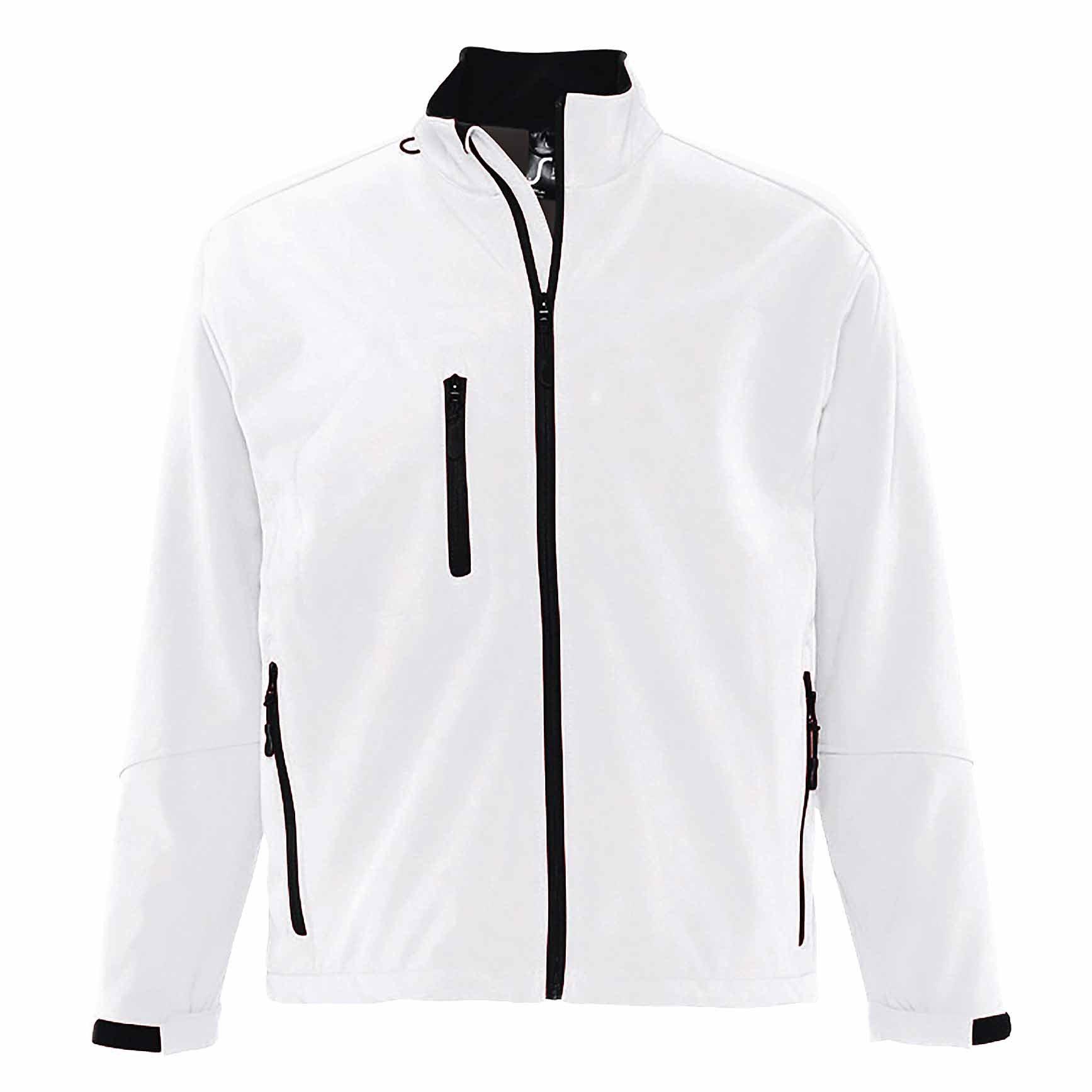 Image of Relax Softshelljacke, Atmungsaktiv, Winddicht, Wasserdicht Herren Weiss 4XL