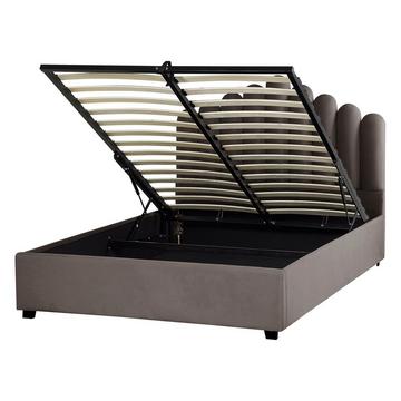 Letto contenitore en Velluto Moderno VINCENNES