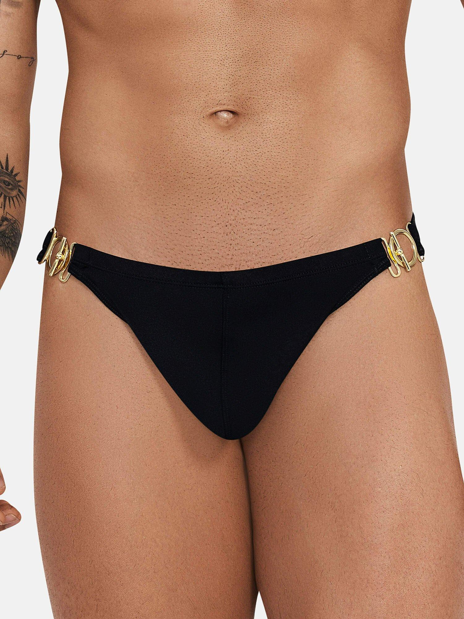 Image of Lateinischer String Eros Unisex Schwarz L
