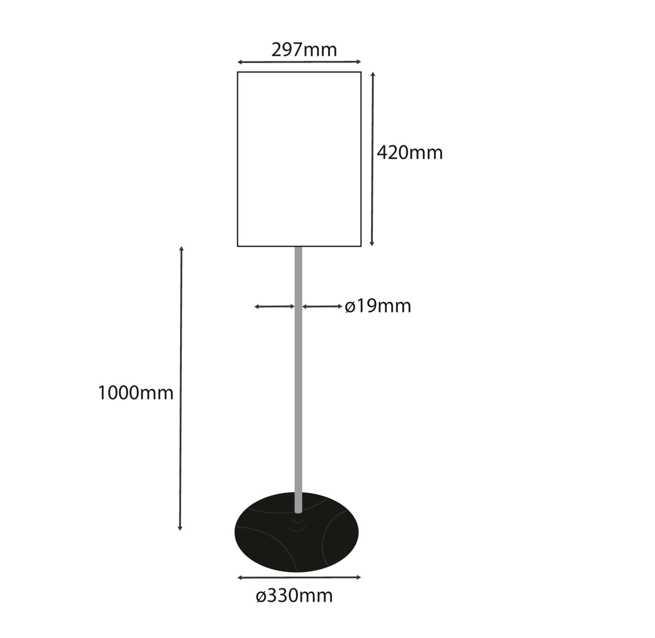 Exacompta Espositore informativo leggio da terra alluminio e panello A3 - x 5  