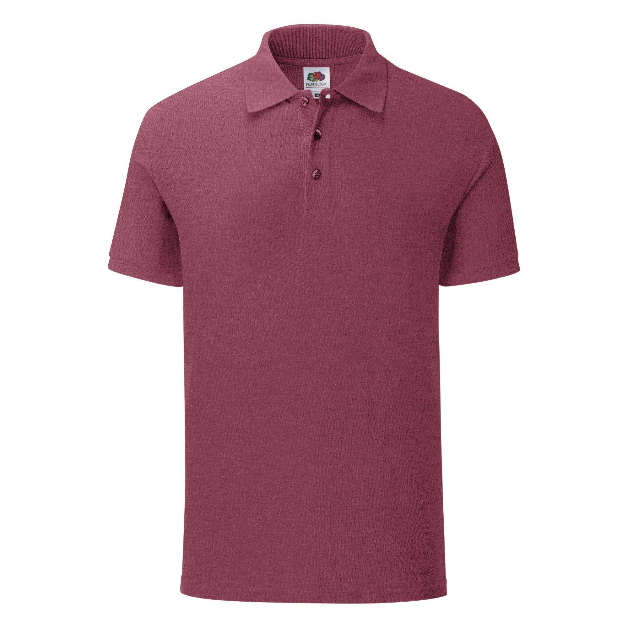 Image of Poloshirt Iconic Herren Weinrot M