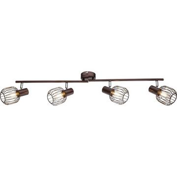 Spots couleur bronze 4xE14