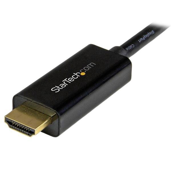 STARTECH.COM  StarTech.com Câble adaptateur Mini DisplayPort vers HDMI de 2 m - M/M - 4K - Noir 