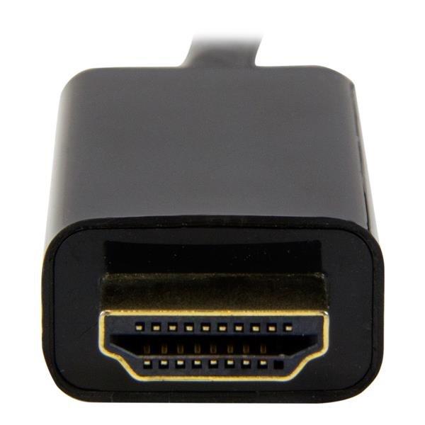 STARTECH.COM  StarTech.com Câble adaptateur Mini DisplayPort vers HDMI de 2 m - M/M - 4K - Noir 