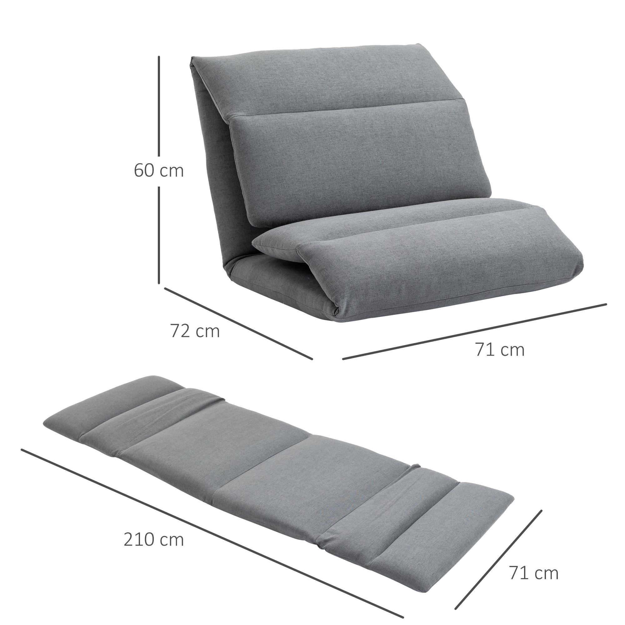 HOMCOM chaise de sol  