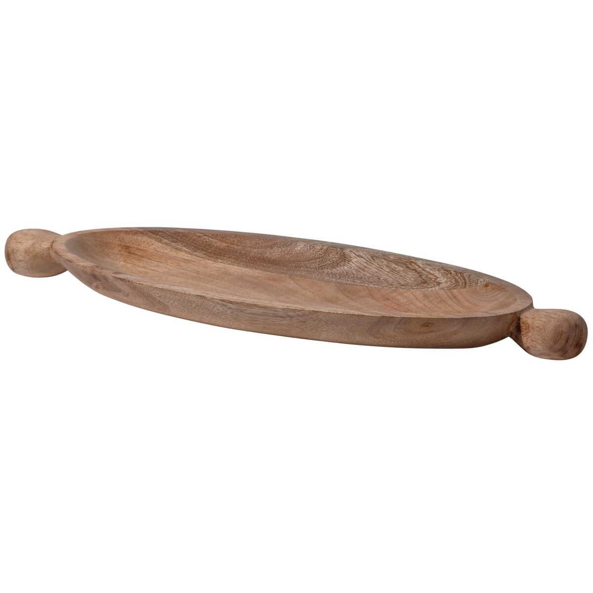 Image of Schale Seemly Oval Mangoholz Natur Unisex Braun ONE SIZE
