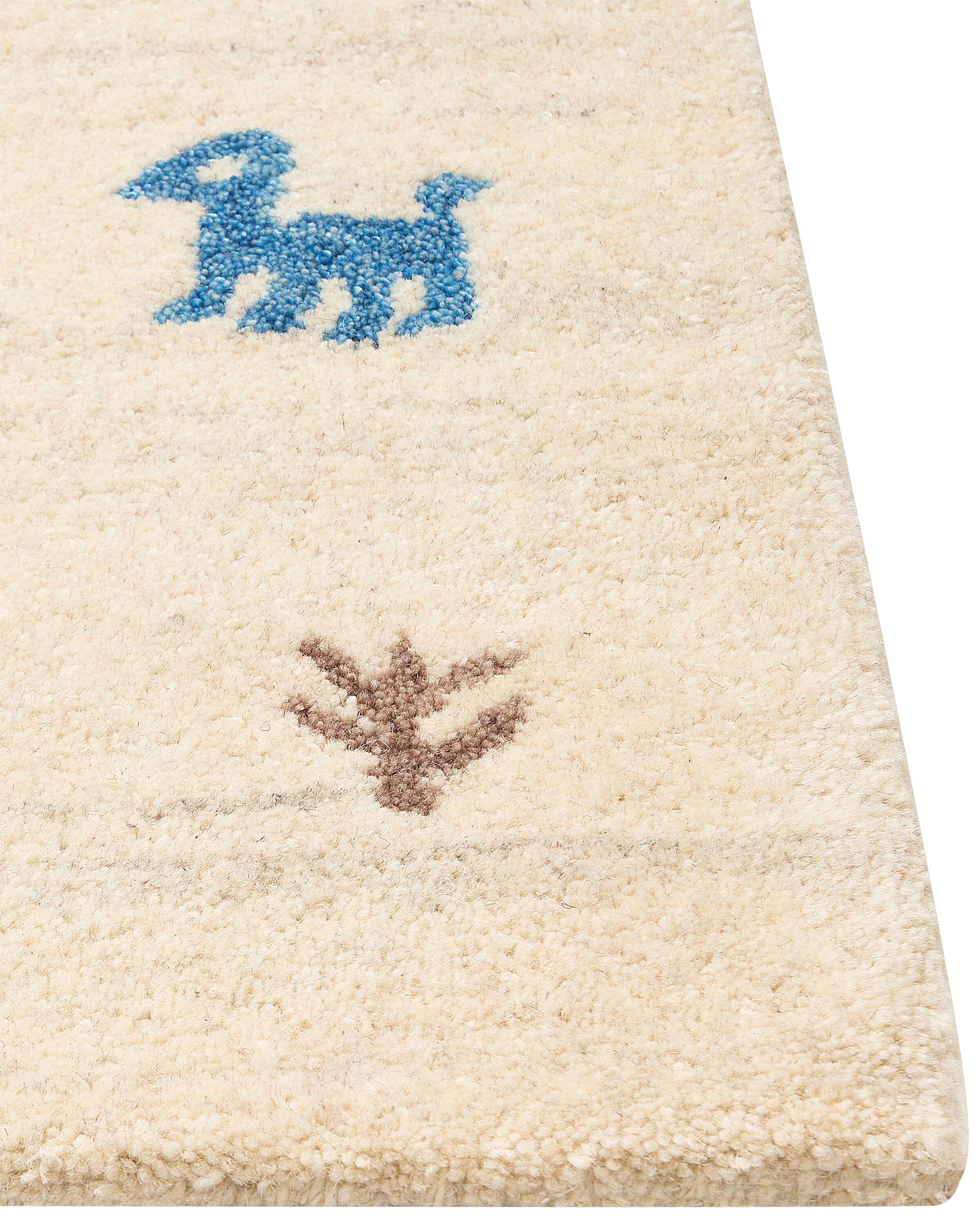 Beliani Tapis en Laine Boho YALI  