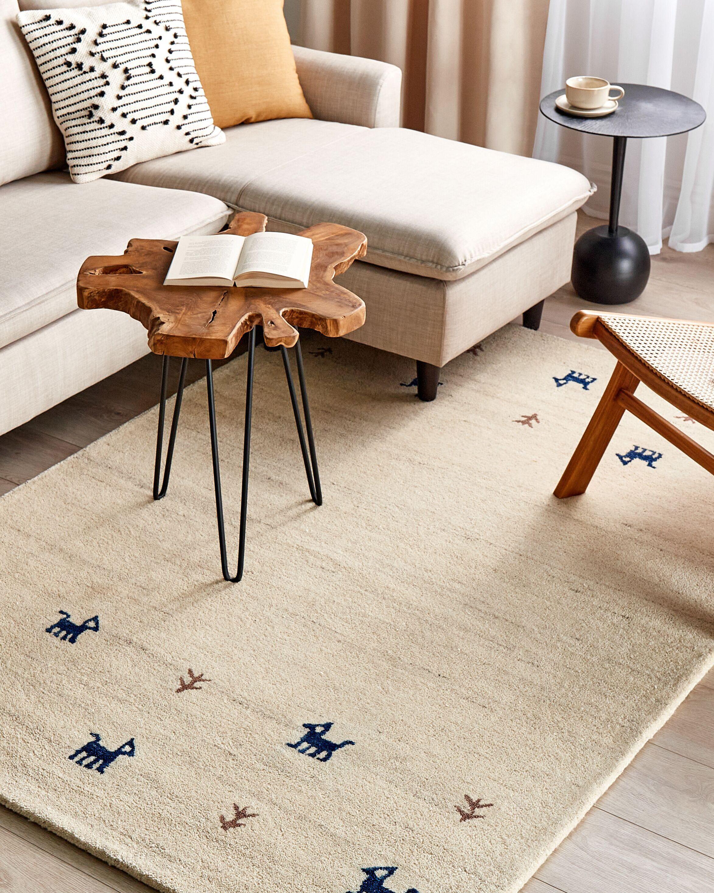 Beliani Tapis en Laine Boho YALI  