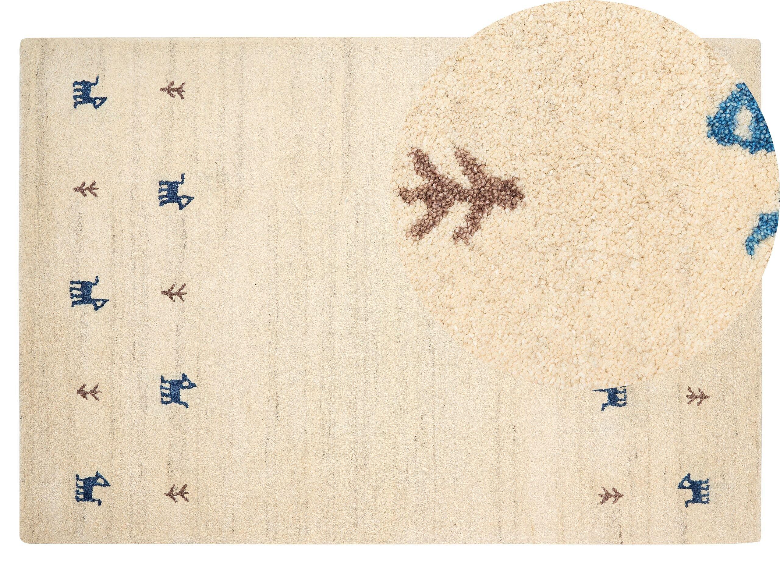 Image of Teppich aus Wolle Boho YALI Teppich aus Wolle Boho YALI