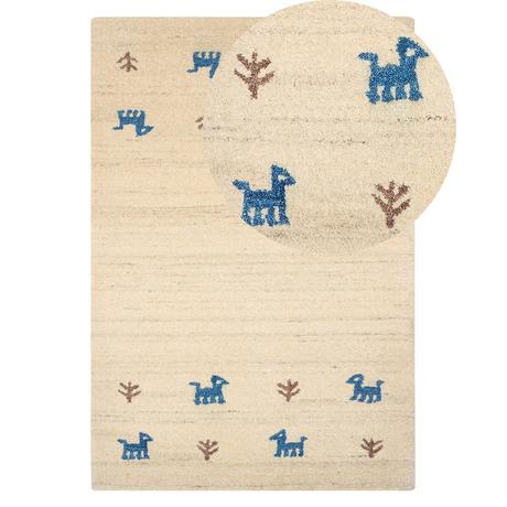 Beliani Tapis en Laine Boho YALI  