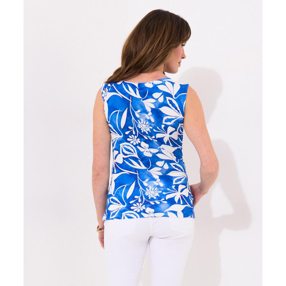 Joe Browns Top Jersey Senza Maniche Fantasia Floreale  