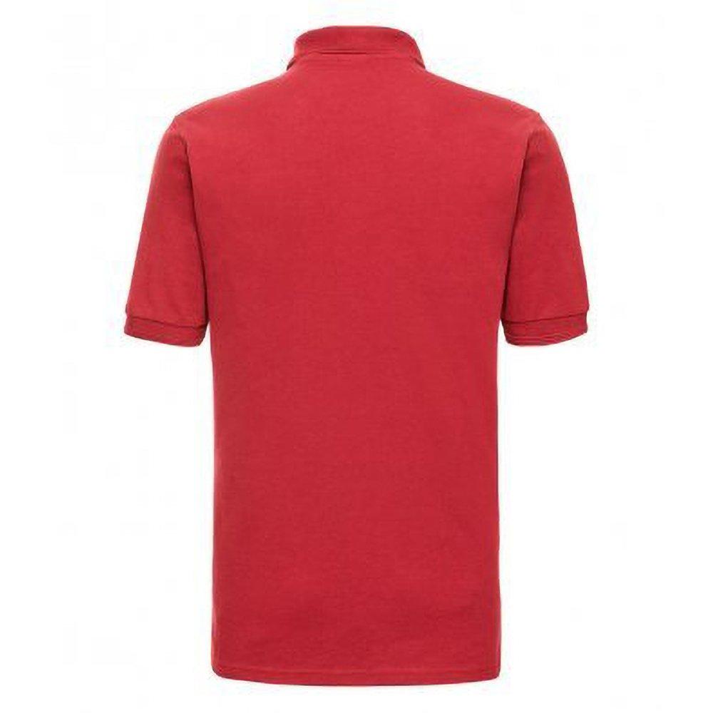 Russell  Ripple Collar & Cuff Kurzarm Polo Shirt 