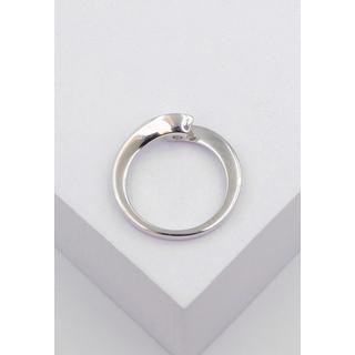 MUAU Schmuck  Bague Solitaire Diamant 0.40ct. or blanc 750 