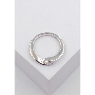 MUAU Schmuck  Bague Solitaire Diamant 0.40ct. or blanc 750 