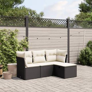 VidaXL set divano da giardino Polirattan  