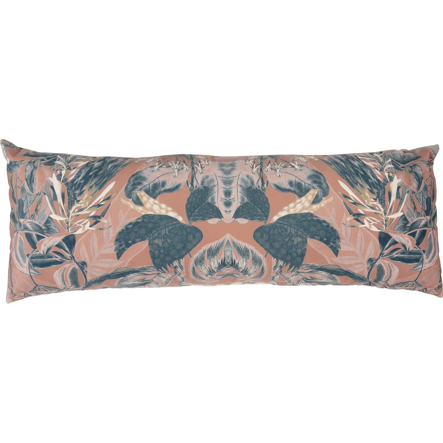 Image of Kissen Bouquet Printed Velvet Melon 35x100 Kissen Bouquet Printed Velvet Melon 35x100