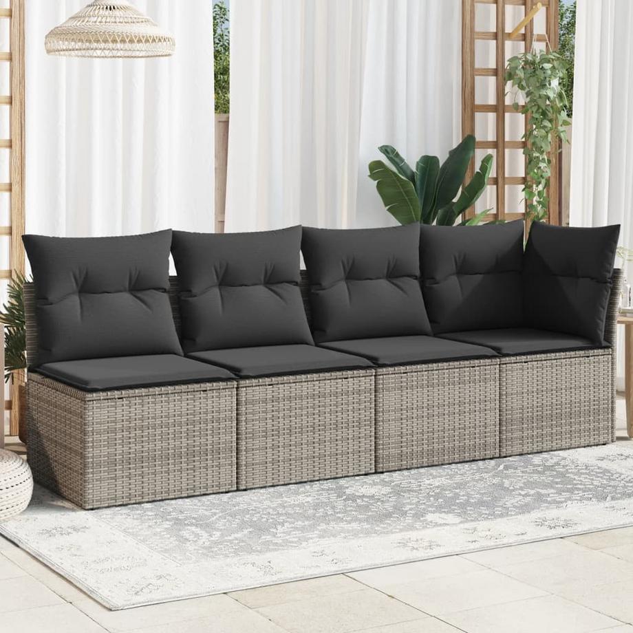 VidaXL Gartensofa poly-rattan  