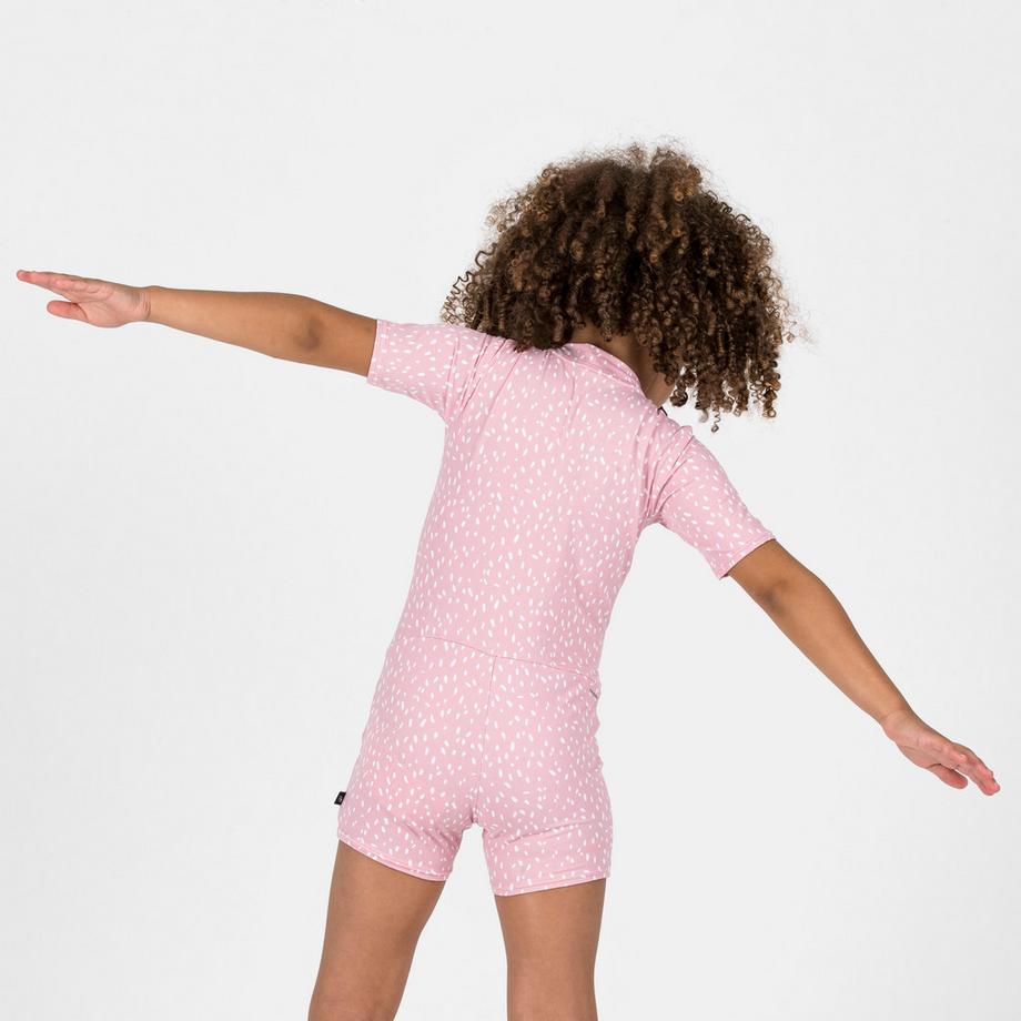 DECATHLON  Combinaison de bain manches et jambes courtes Bébé - Rose 