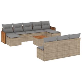 VidaXL Garten sofagarnitur poly-rattan  