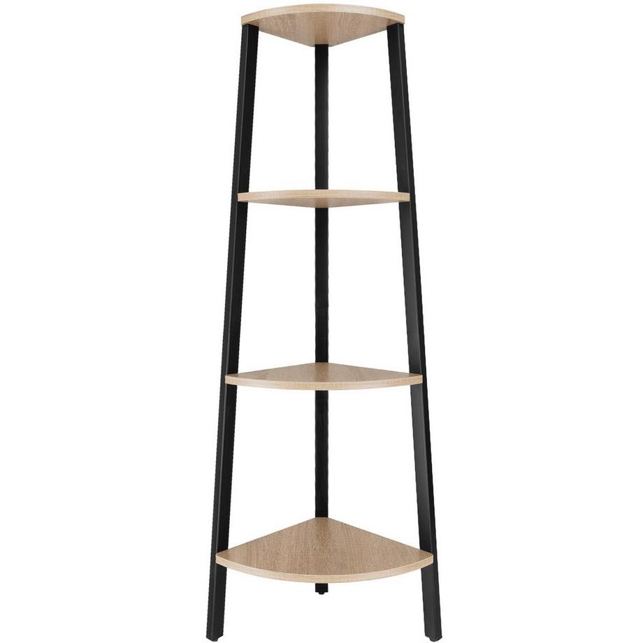 Tectake Scaffale ad angolo Newbridge 34 x 34 x 125 cm  