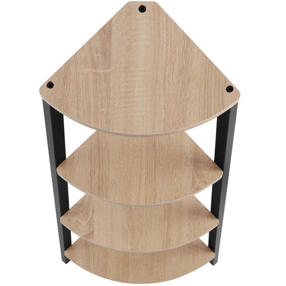 Tectake Scaffale ad angolo Newbridge 34 x 34 x 125 cm  