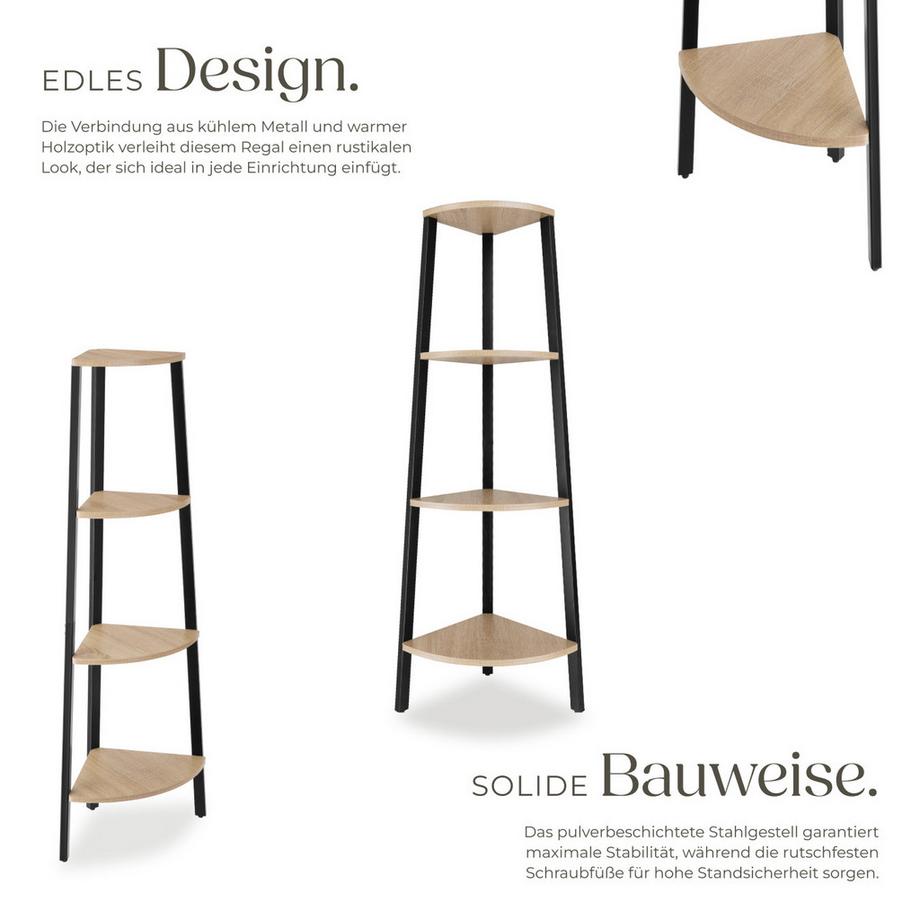 Tectake Étagère d'angle NEWBRIDGE style industriel  