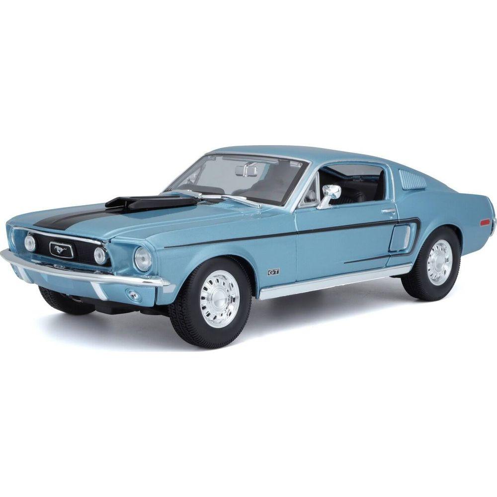Image of 1:18 Ford Mustang GT Cobra 1968 Blau