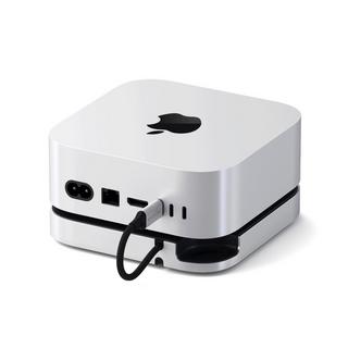 SATECHI  Supporto e hub Mac Mini M4 in alluminio con SSD NVME 