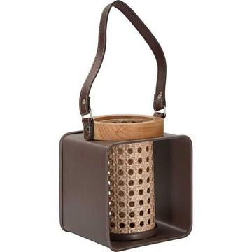 Laterne Rattan Metall