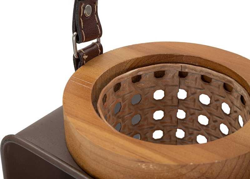 mutoni Lanterne rotin métal  