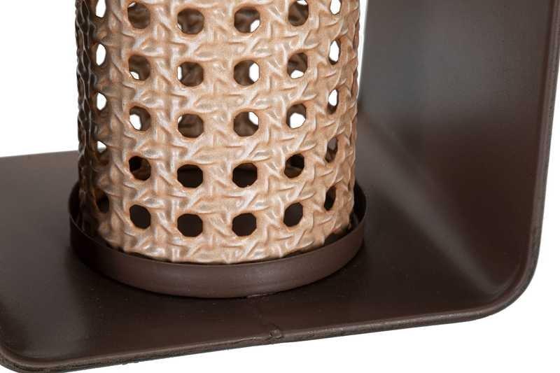 mutoni Lanterne rotin métal  