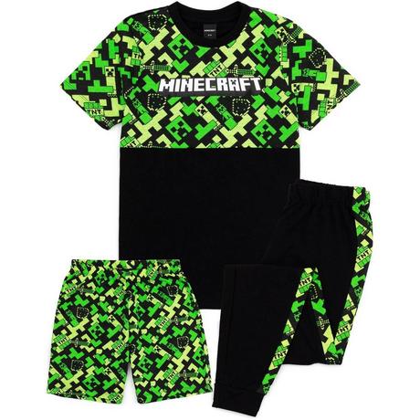 MINECRAFT  Schlafanzug mit Shorts 