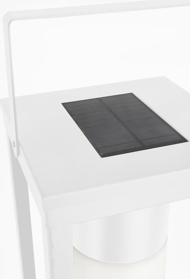 mutoni  Solarleuchte LED weiss 17x17x38 