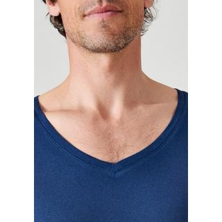 Damart  Lot de 2 tee-shirts col V Essential pur coton peigné. 